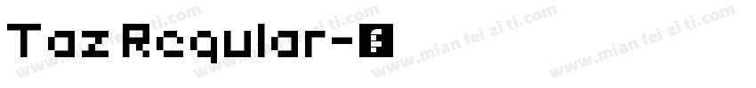 Taz Regular字体转换